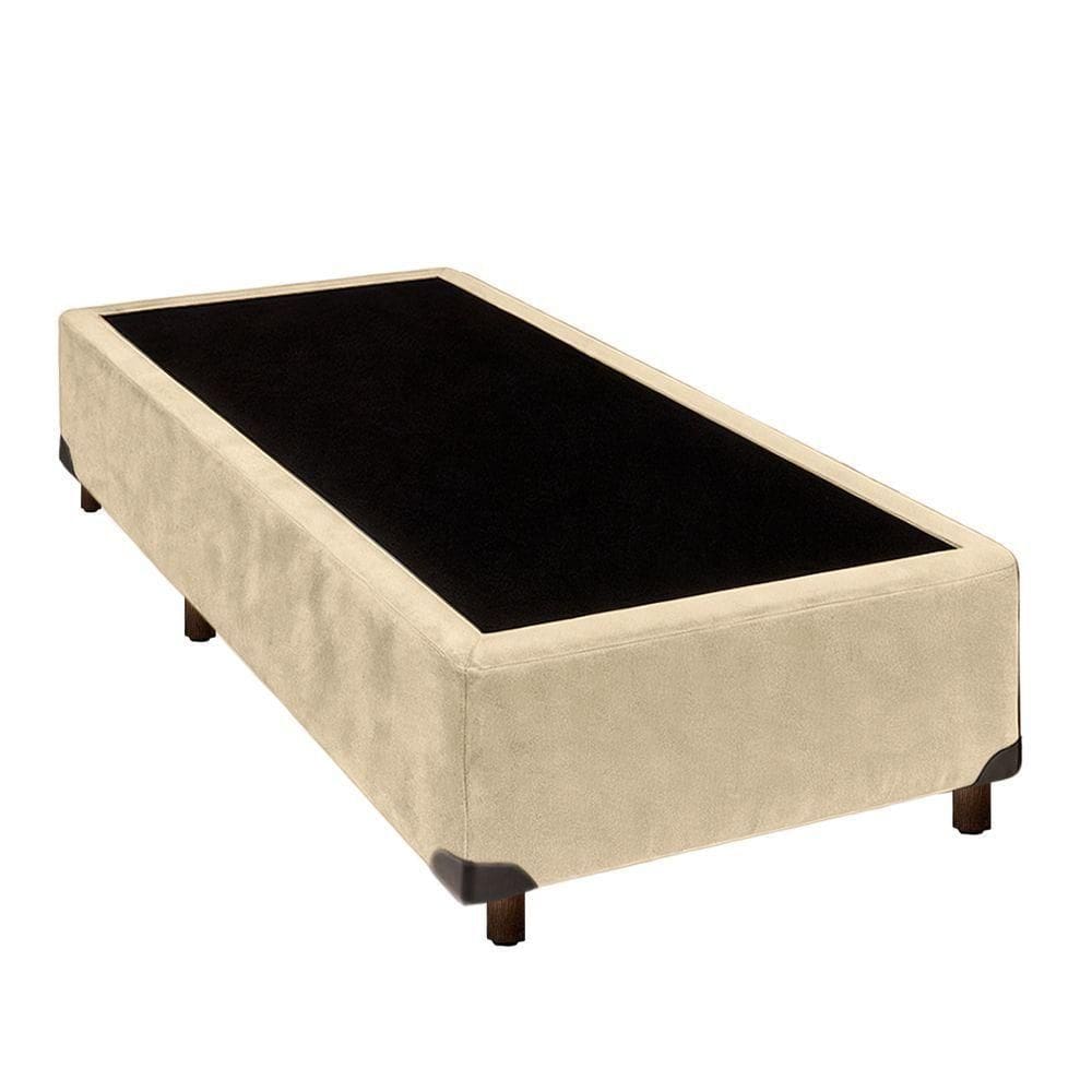 Cama Box Solteiro Perola Nature 88x188