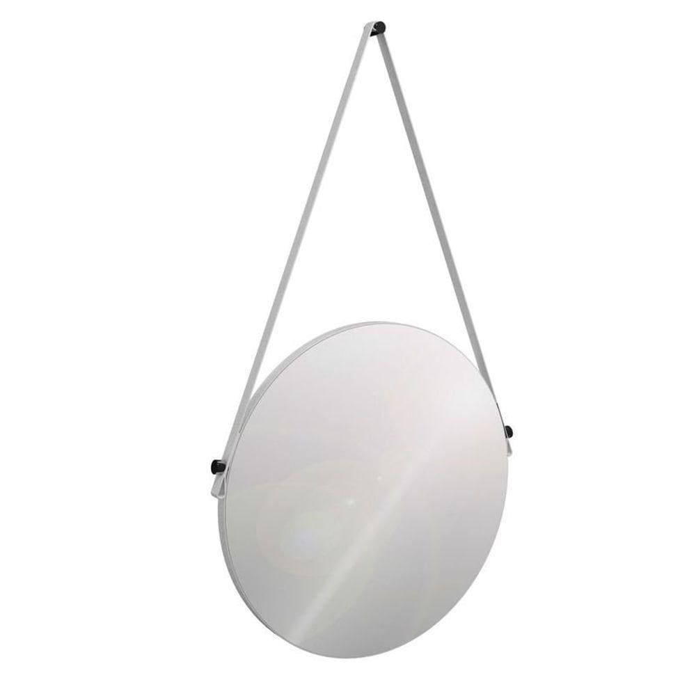 Espelheira Adnet 50 Cm Com Alça Branco