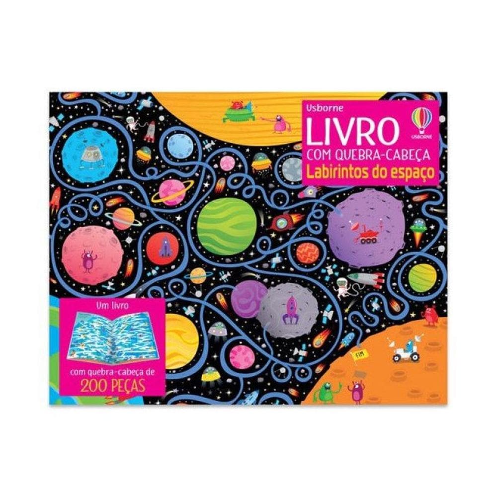 Labirintos Do Espaço: Livro Com Quebra-Cabeça