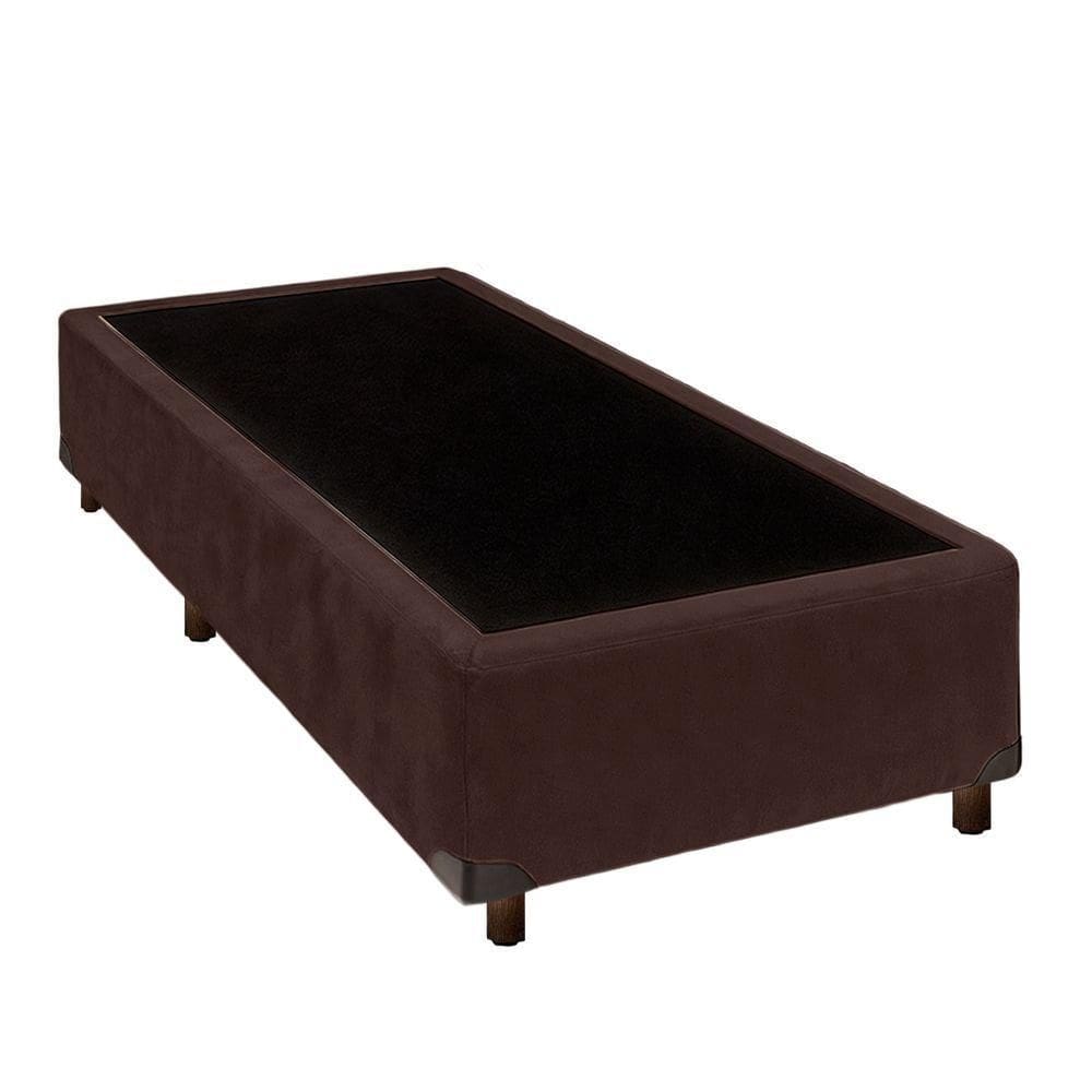 Cama Box Solteiro Marrom Nature 88x188