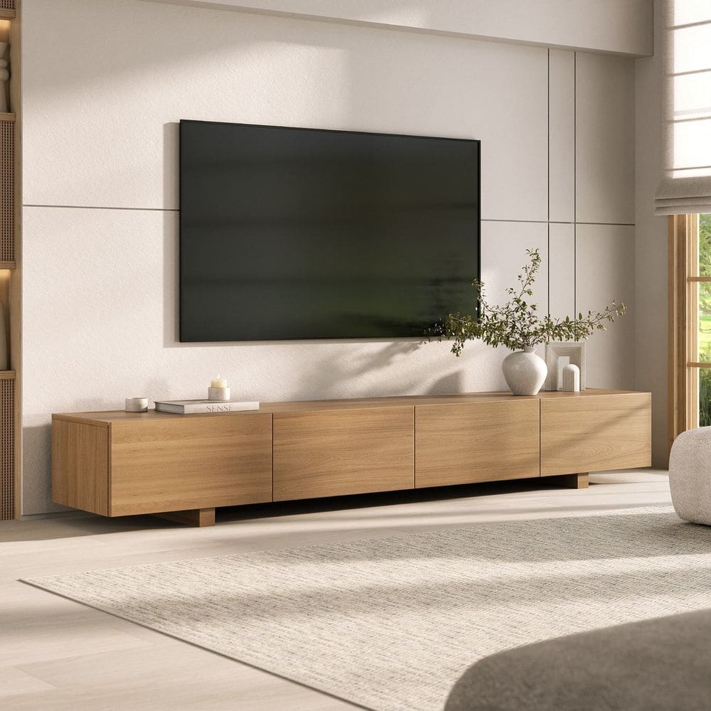 Rack para Tv até 75 Polegadas 210cm Aruá Cabecasa Madeiramadeira Jatoba