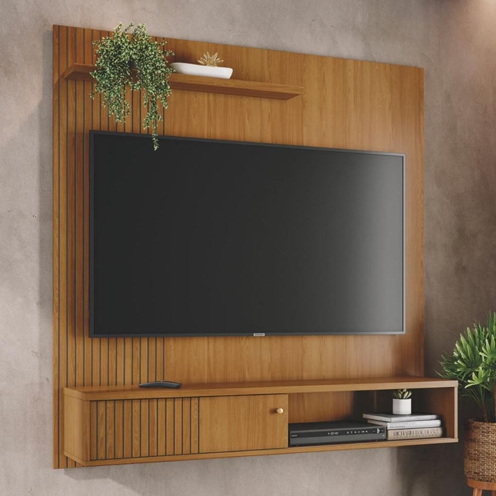 Bancada Suspensa com Design Clean Aurora Cumaru