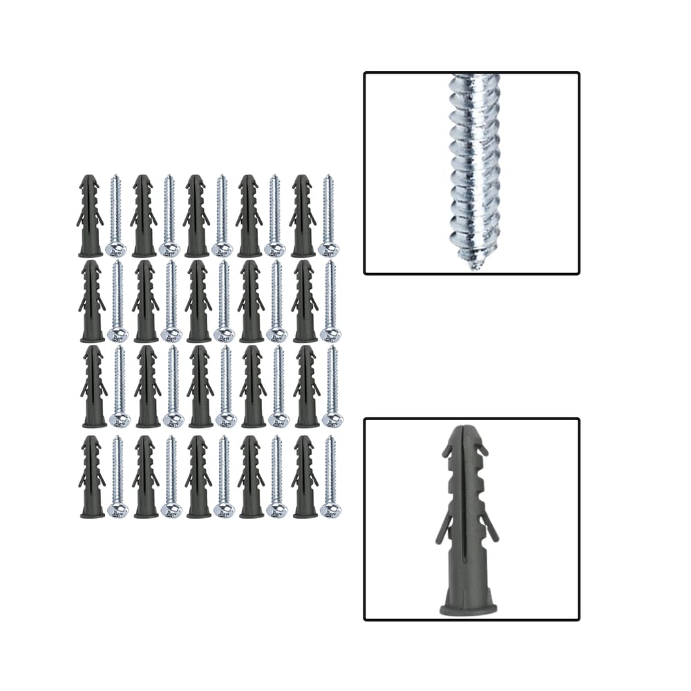 Kit Parafuso C/ Bucha M6 20 Pçs