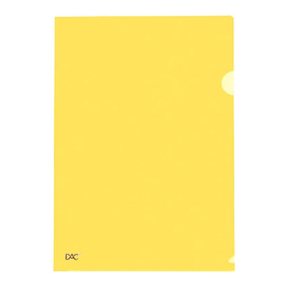 Pasta L A4 Amarela Dac Com 10 Unidades