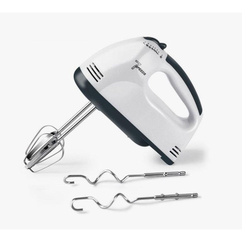 Mini Batedor Para Ovos E Massa 7 Vel Elétrico