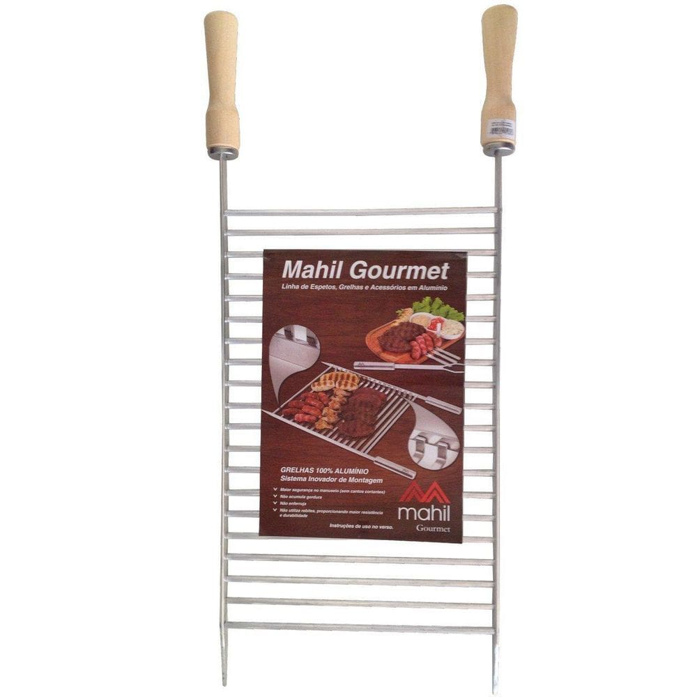 Grelha Tubinho Em Alumínio 40X69