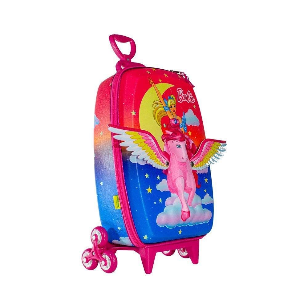 Mala Infantil Barbie Pegasus 3D - Multicolorida