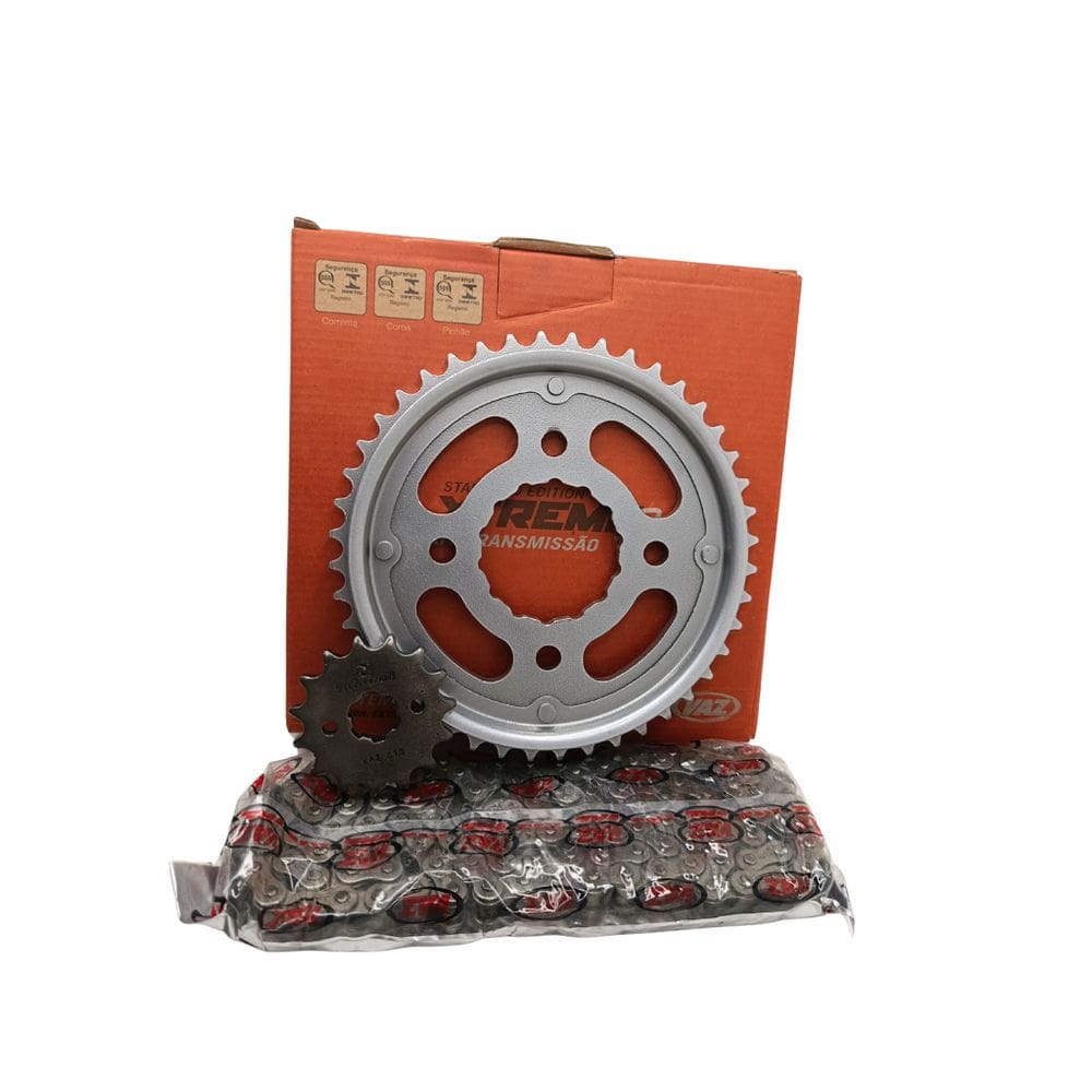 Kit De Relacao Transmissao Completo Xtreme Standard H04007xs Honda Titan160 Fan 160 Start 160