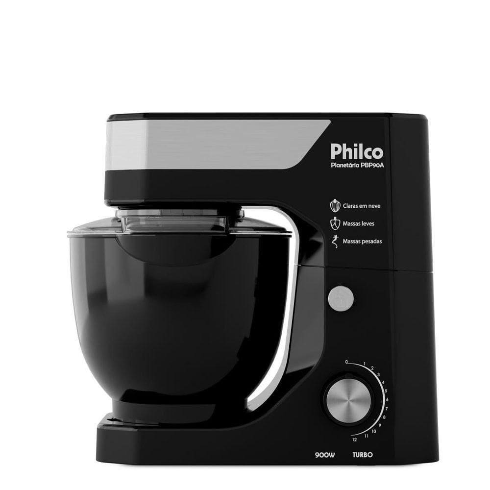 Batedeira Planetária 5L 12 Velocidades PBP90A Philco Preto 110V