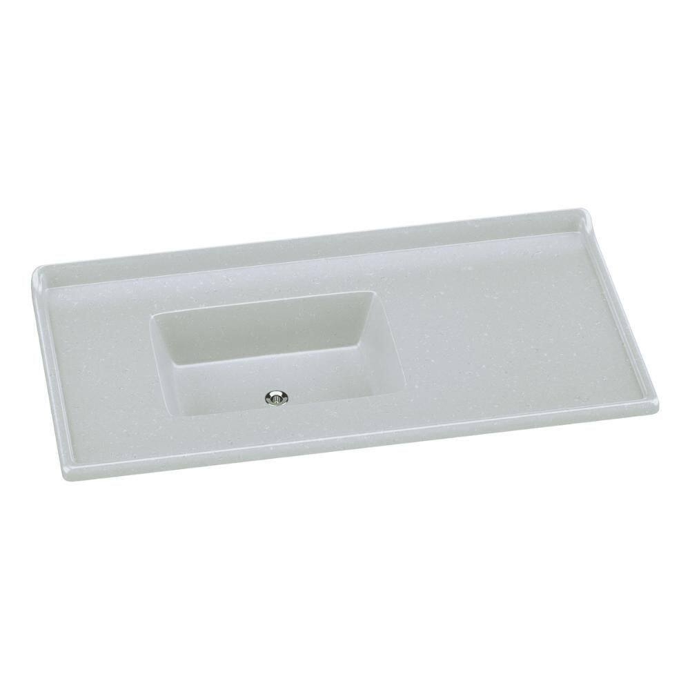 Pia De Cozinha Mármore Sintético 100x53cm Multimóveis CR20478 Off White