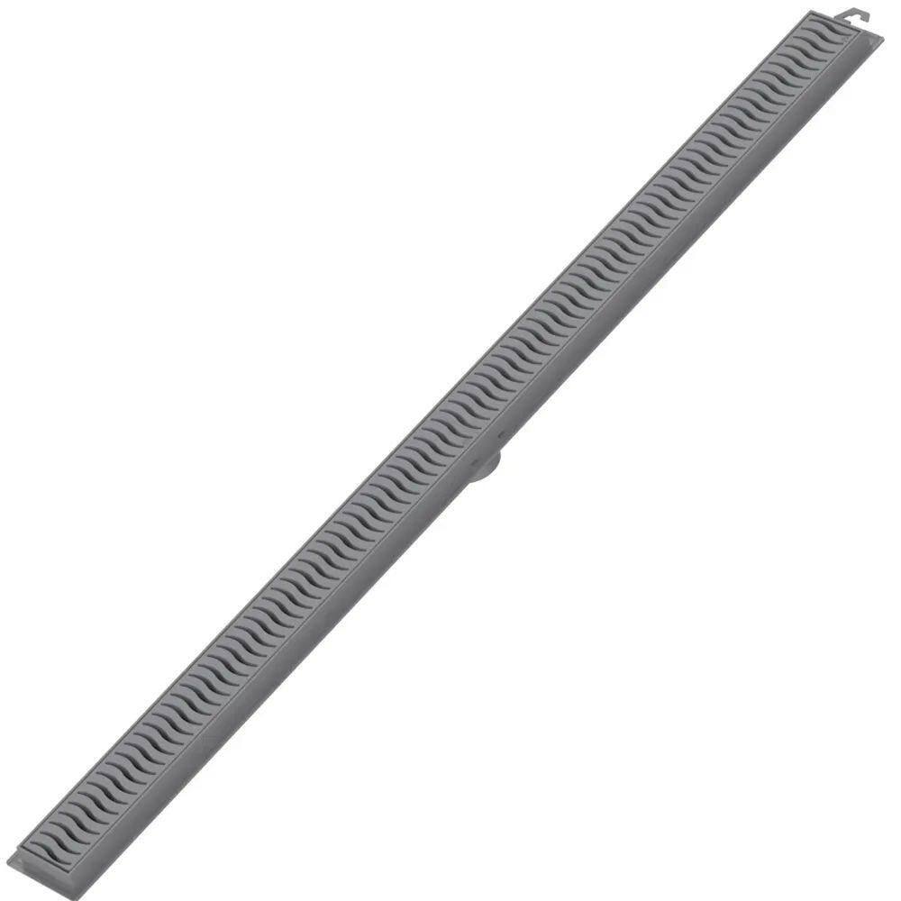 Ralo Linear Flat 90cm Grelha Cinza - 100018907 - Tigre