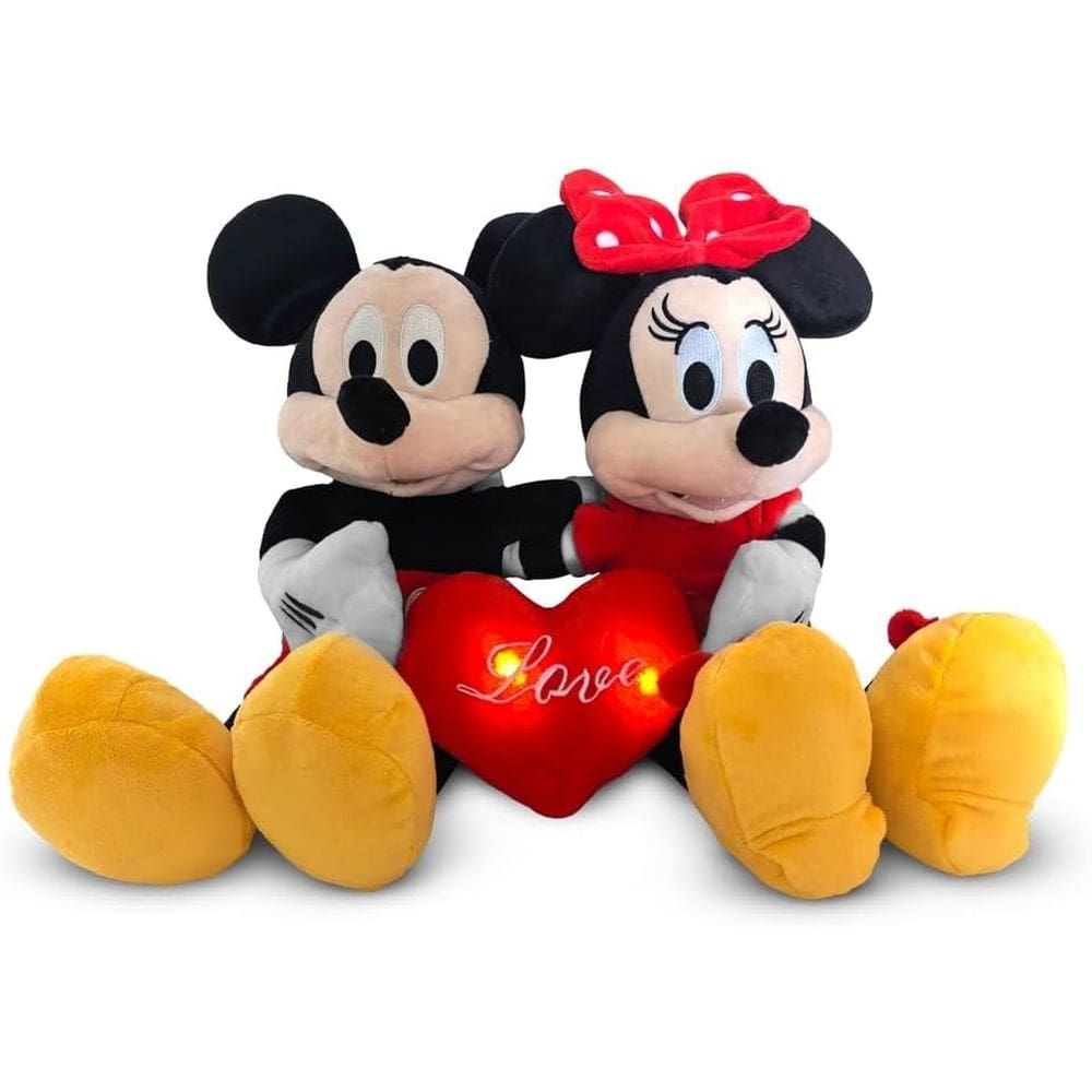 Kit Pelúcia Mickey E Minnie Dia Dos Namorados Multikids - 2429