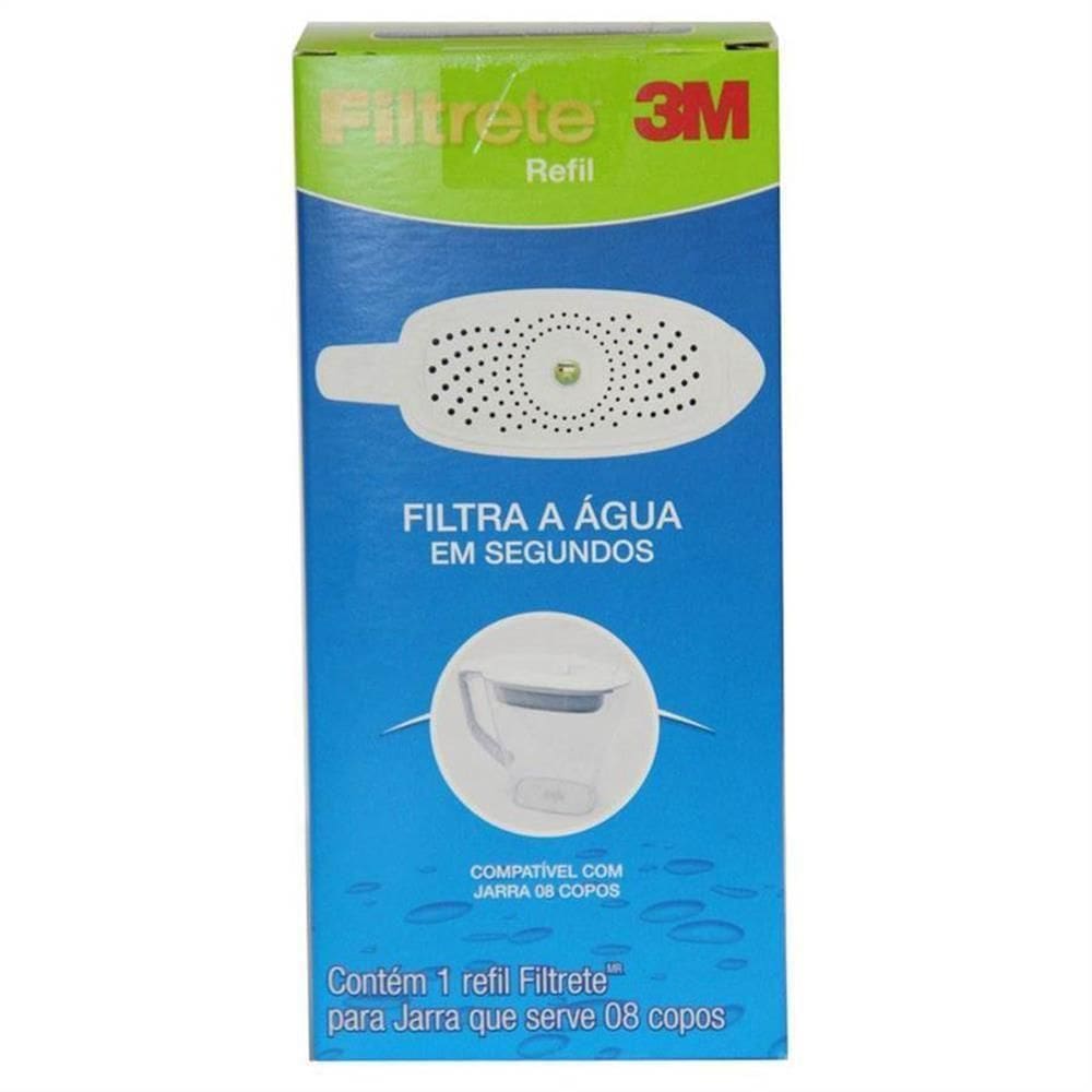 Refil Jarra Filtrete Para 8 Copos - Hb004248843 - 3m Refil Jarra Filtrete P-08 Copos 3m Hb004248843