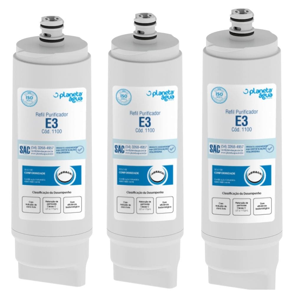 kit 3 un Refis Filtro E3 IBBL Immaginare, Evolux, FR600 Speciale, FR600 Expert, Exclusive, Atlantis e E-Due Equilibrium.