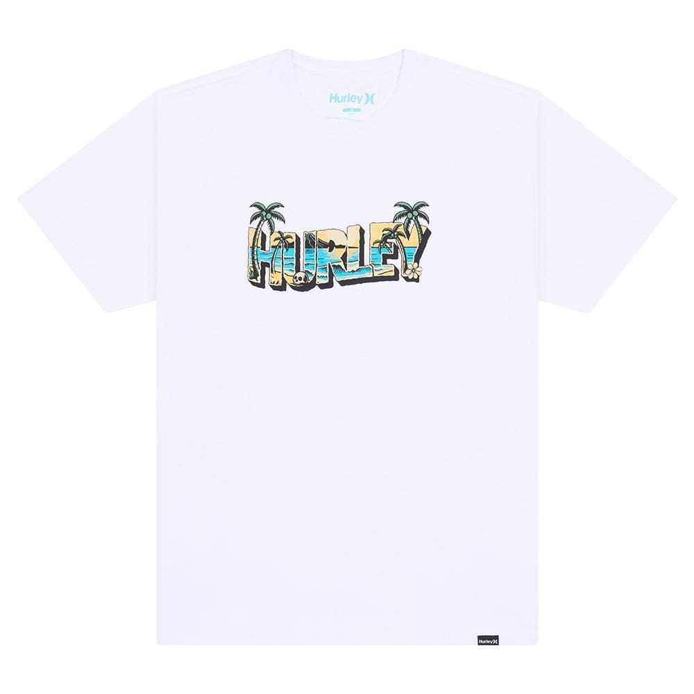 Camiseta Hurley Beach SM26 Masculina Branco