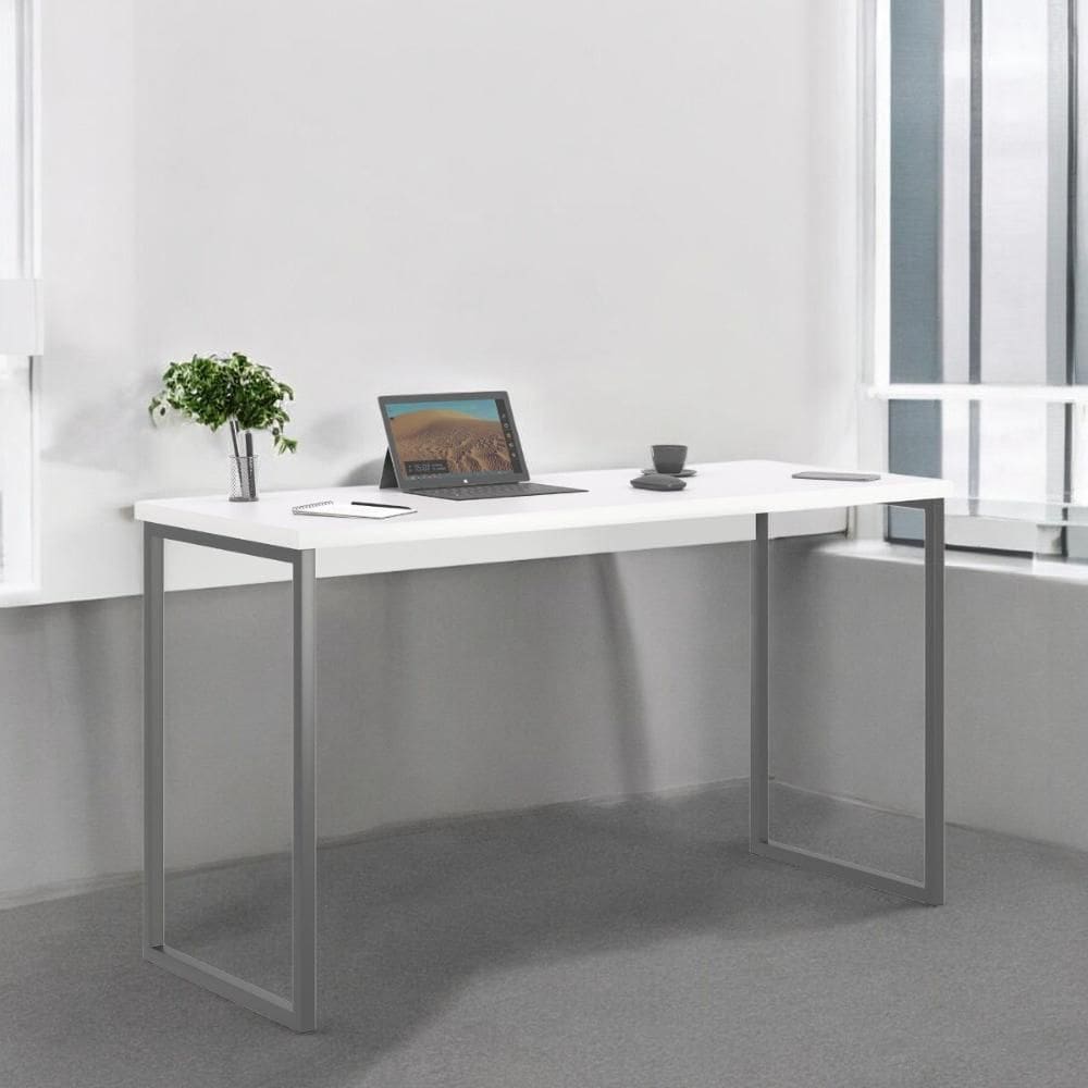 Mesa Home Office Escrivaninha Industriale 1,00 Branco