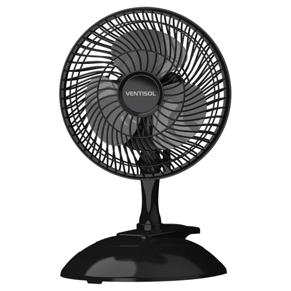 Mini Ventilador 14W Portátil 20cm Silencioso Base Removível Alta Rotação 2400RPM Ventisol