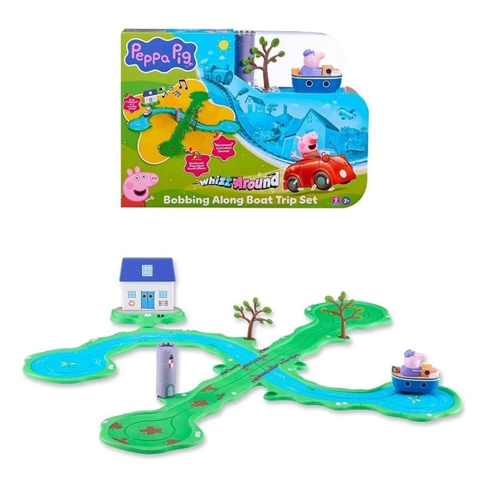 Peppa Pig Playset Passeio Interativo Rio - Barco motorizado– Com Som -Sunny