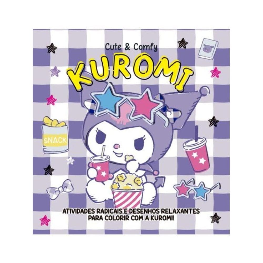 Kuromi Cute & Comfy - Livro De Colorir Para Crianças