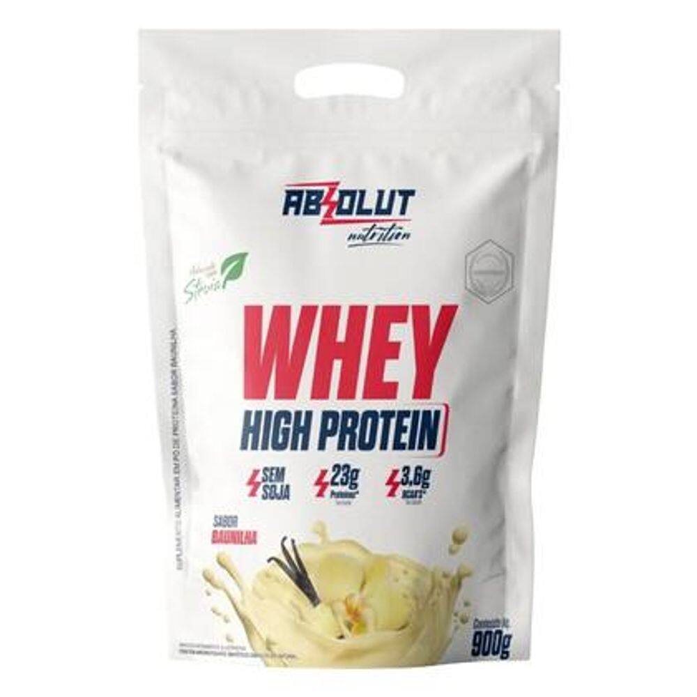 Whey High Protein Baunilha Refil 900g - Absolut Nutrition
