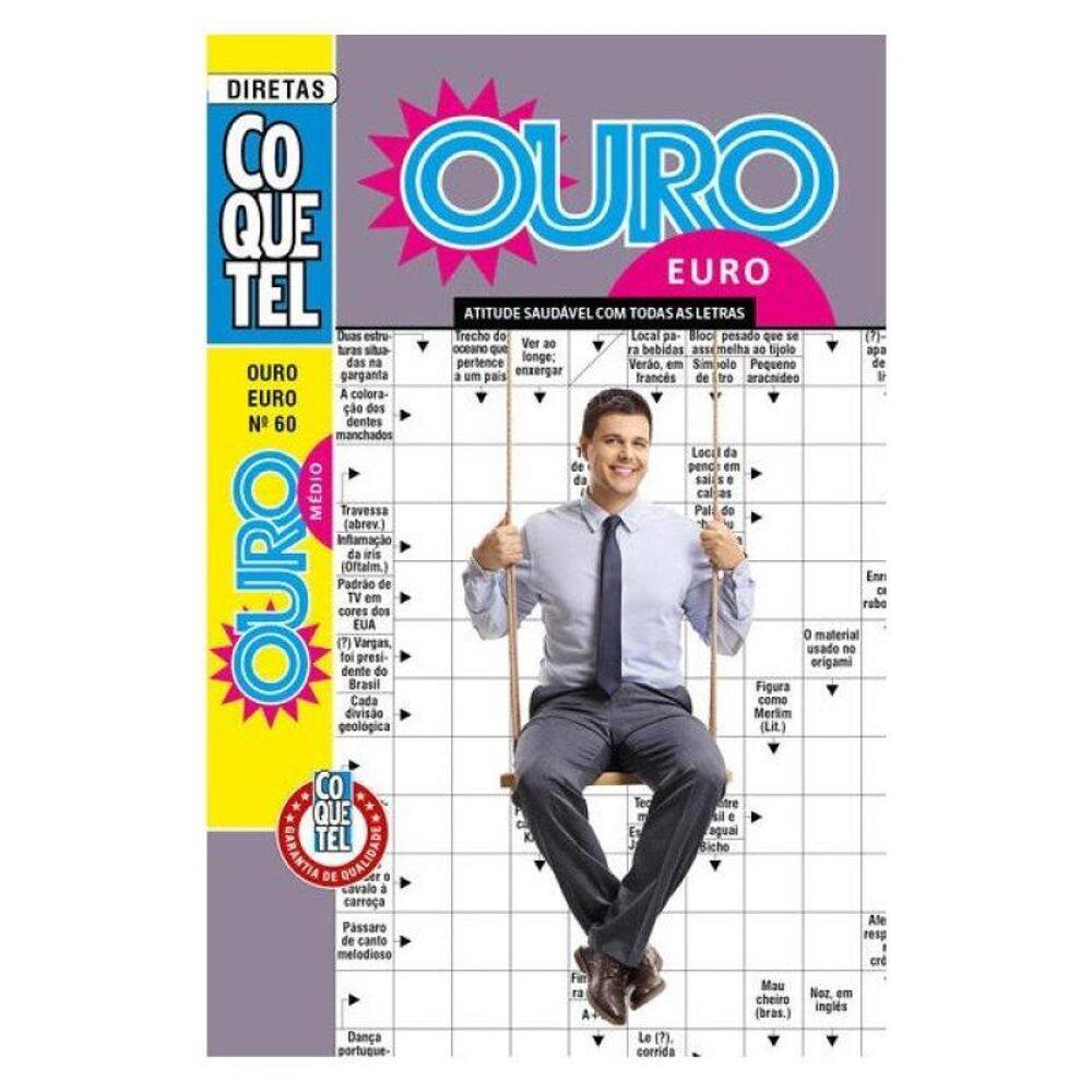 Palavras-Cruzadas Diretas Coquetel Ouro Euro 60