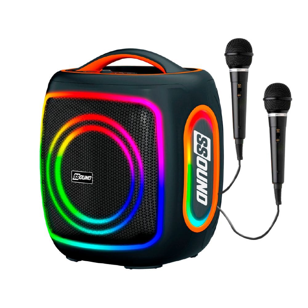 Caixa de Som Ssound Pump Cubo Portatil 420w - 2 Mic