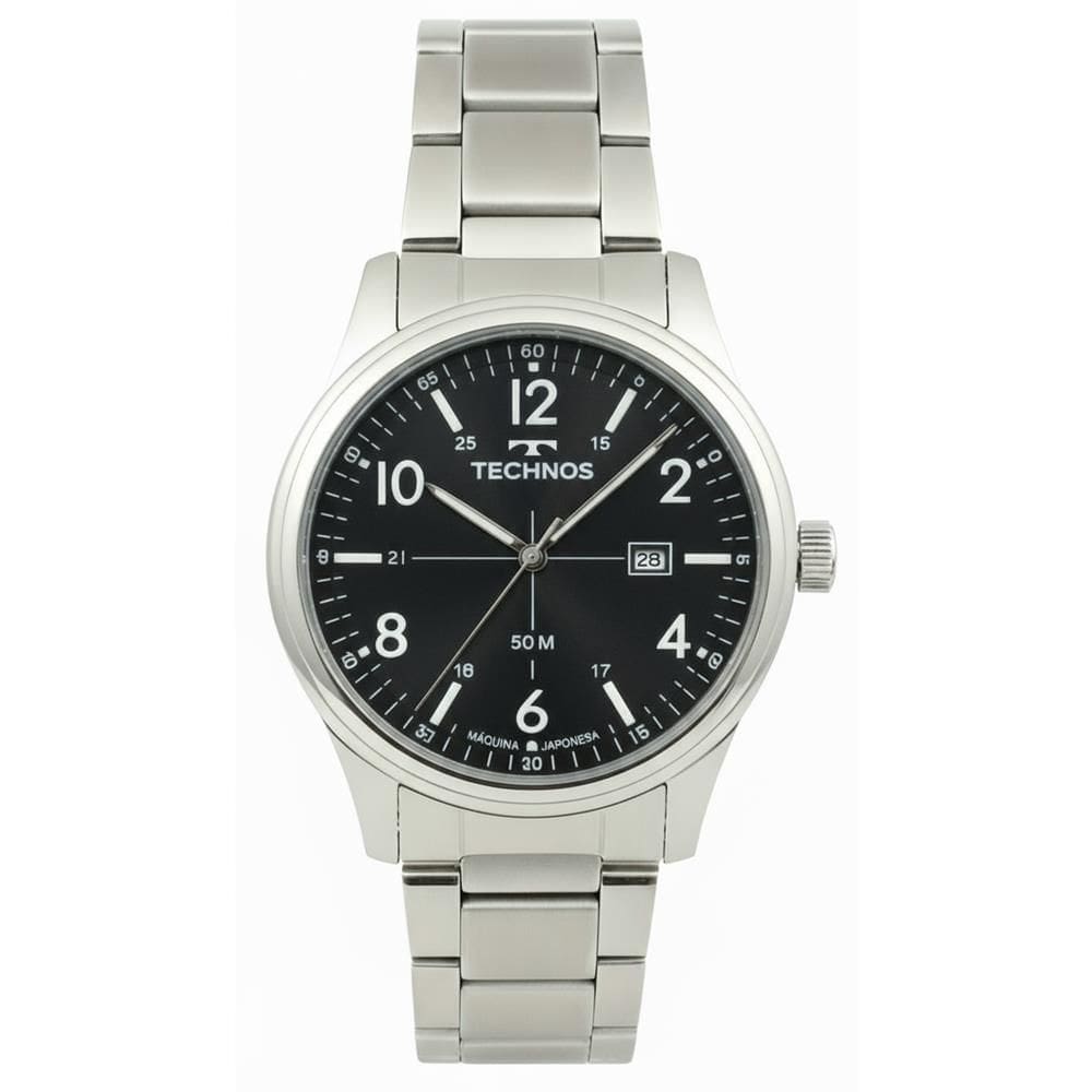 Relógio Technos Masculino Ref: 2115ucf/1p Performance Prateado
