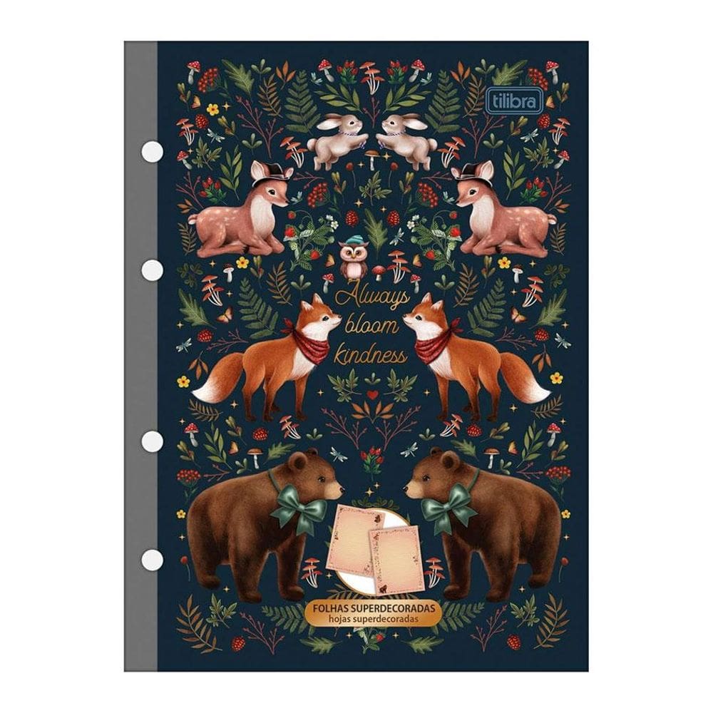 Bloco para fichário colegial Loveland 4 furos 80 fls Tilibra