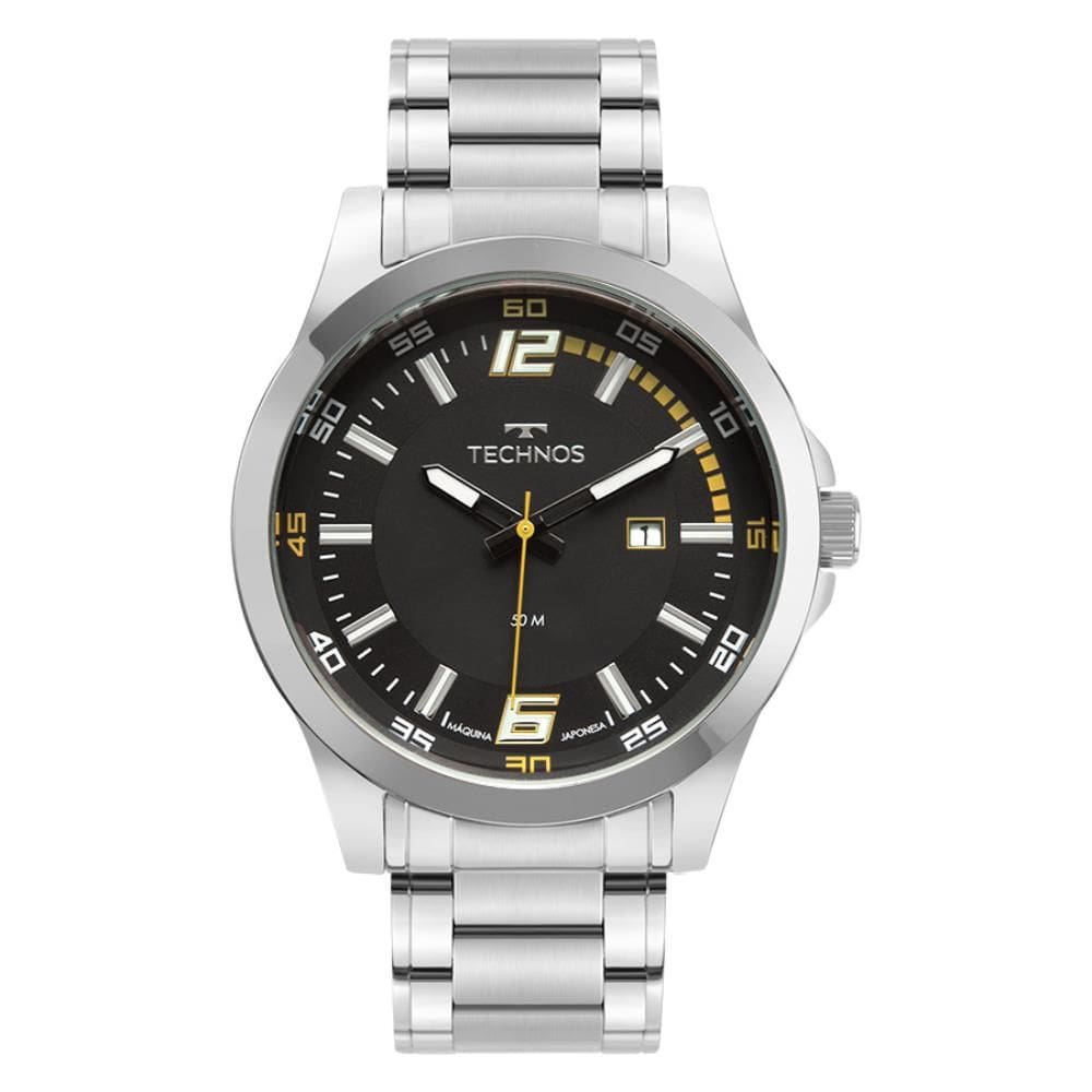 Relógio Technos Masculino Ref: 2115nbb/1e Racer Prateado