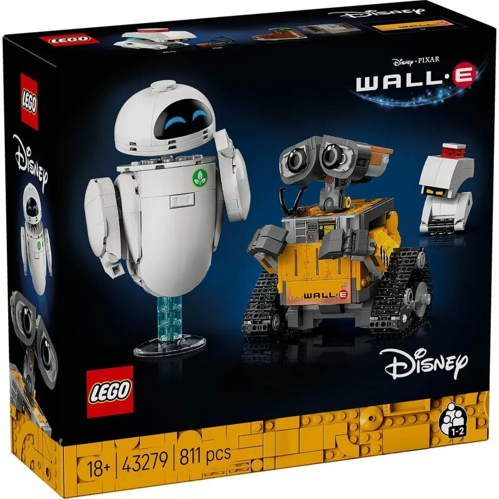 Lego Disney Pixar WALL-E e EVA 811 Peças - 43279