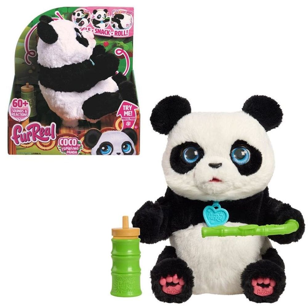 Pelucia Panda Coco Fur Real Emite Sons - Sunny Brinquedos 4965