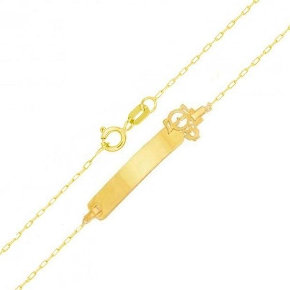 Pulseira Em Ouro 750 Pulseira Infantil Menina Em Ouro 18K