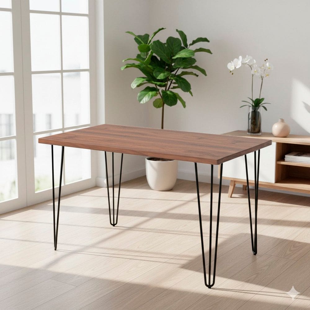 Mesa Industrial 128cm X 75cm Hairpin Legs Noronha