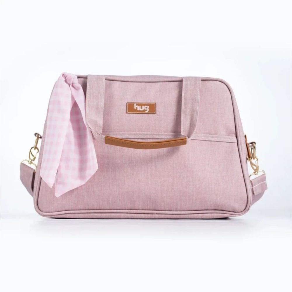 Bolsa Maternidade Média Mescla Rosa - Hug