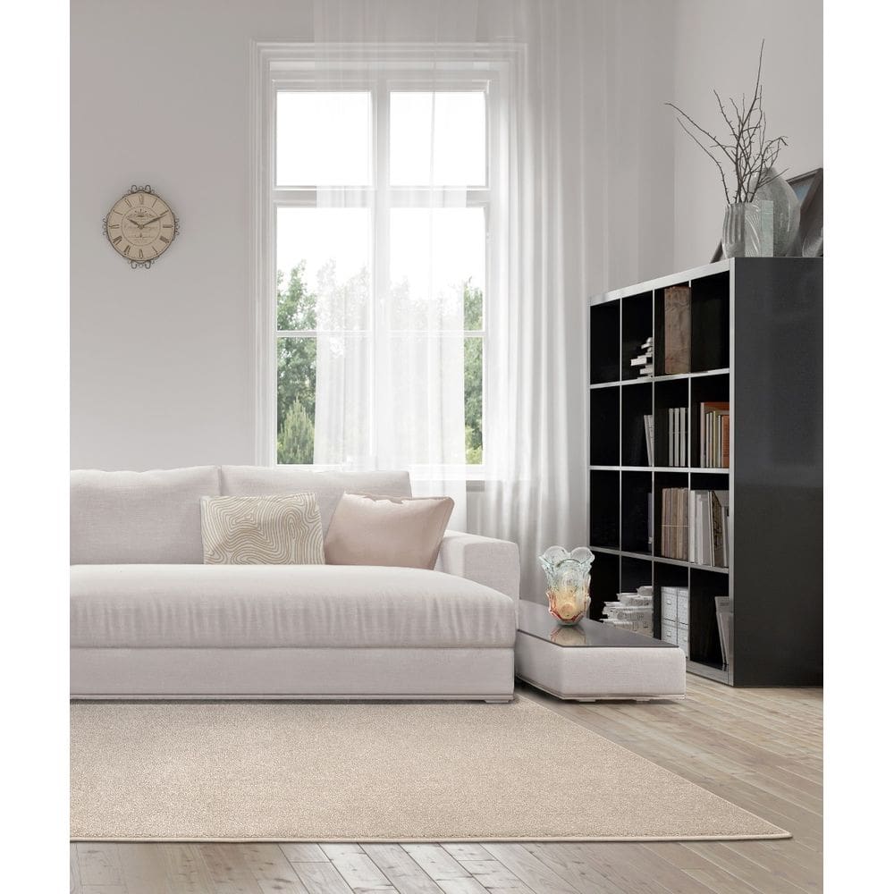 Tapete Ecletik 5531 Bege 1,50x2,00m Liso Macio São Carlos