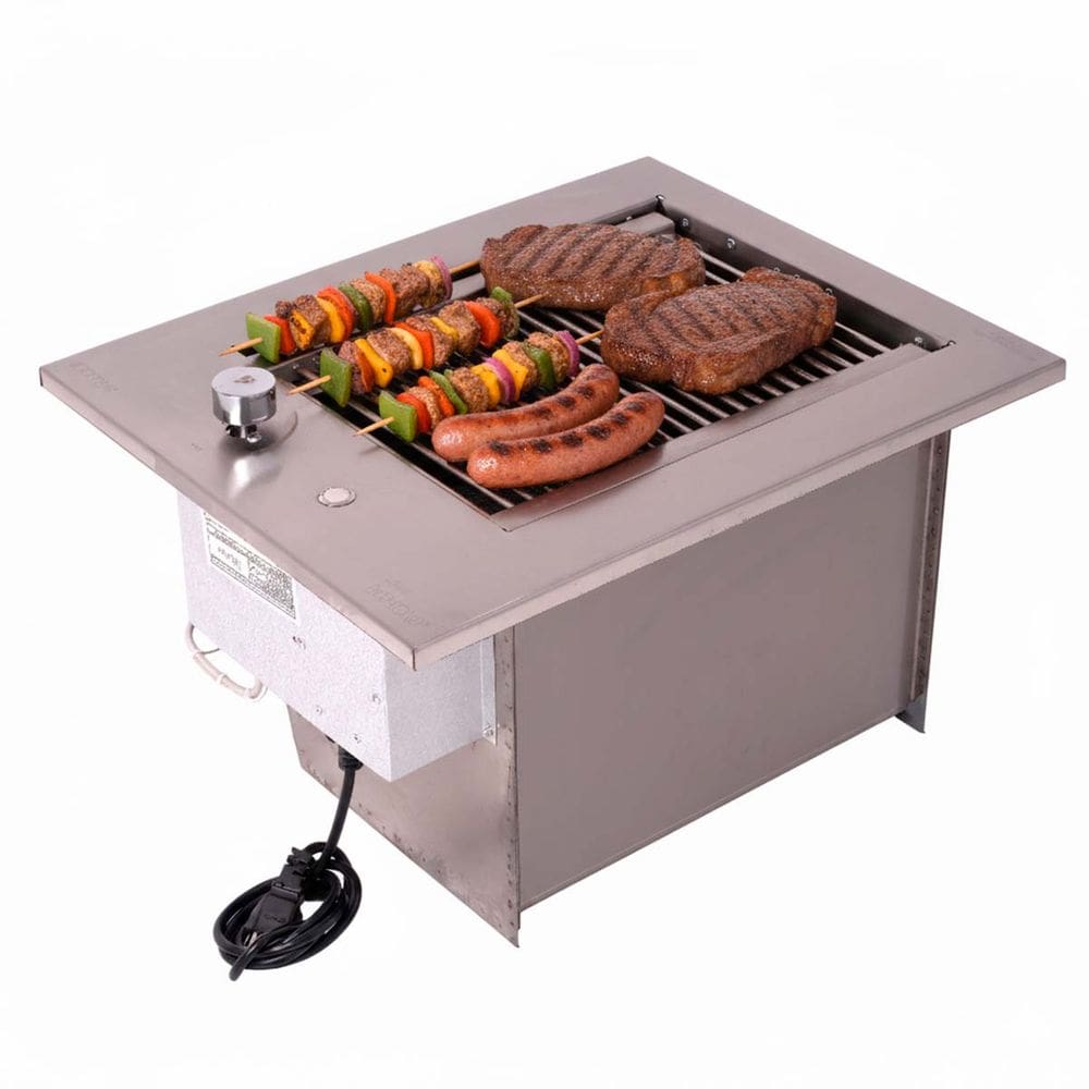 Churrasqueira Grill de Embutir Cooktop a Gás Diamond Little Gás Natural Titan