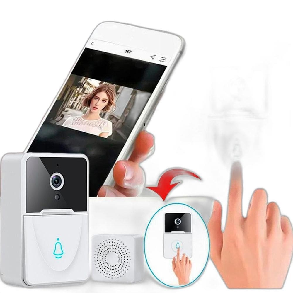 Interfone Doméstico Vídeo Áudio Casa Segurança Bateria