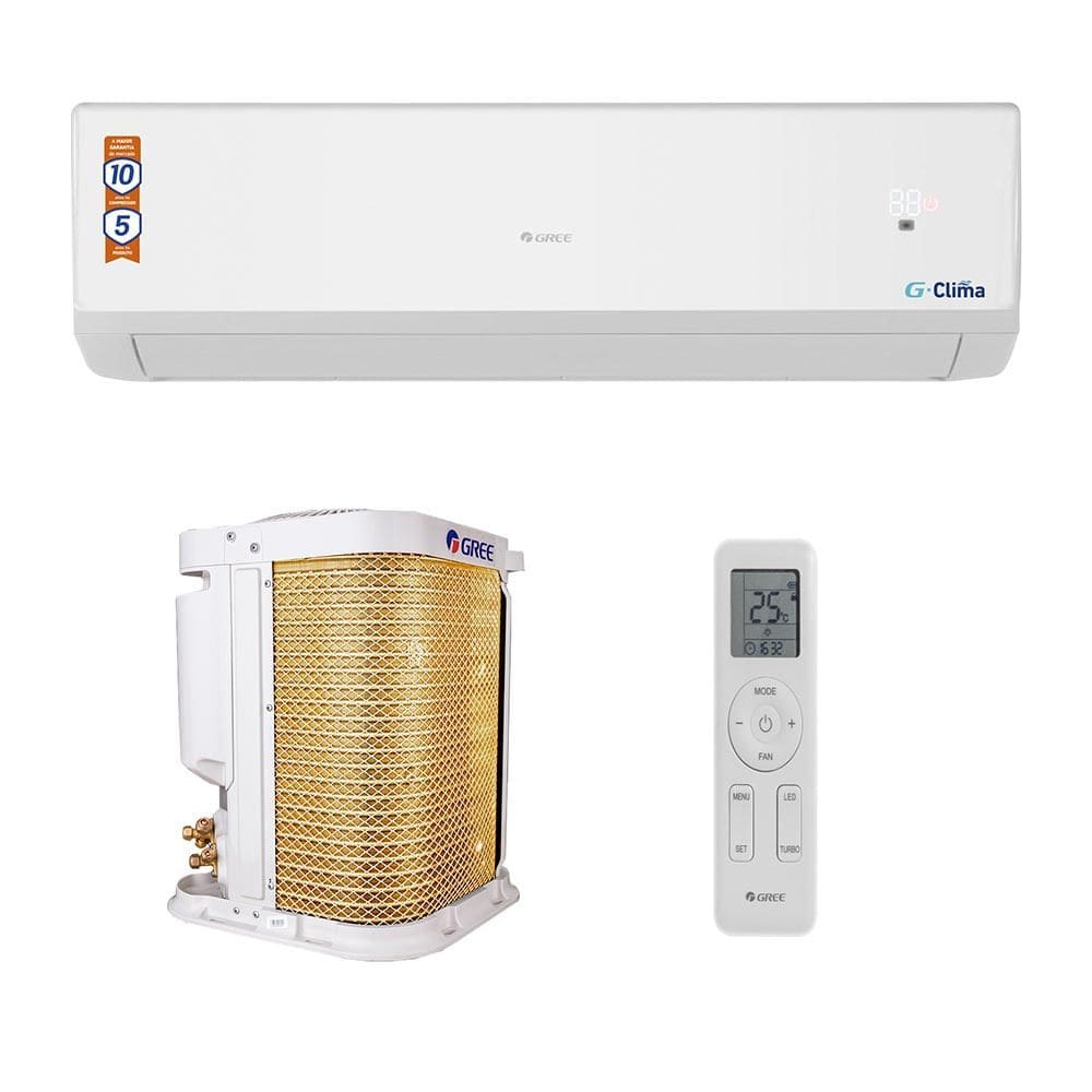 Ar Condicionado Split Hi-Wall Inverter G-Clima Gree 12.000 Btus Frio 220V