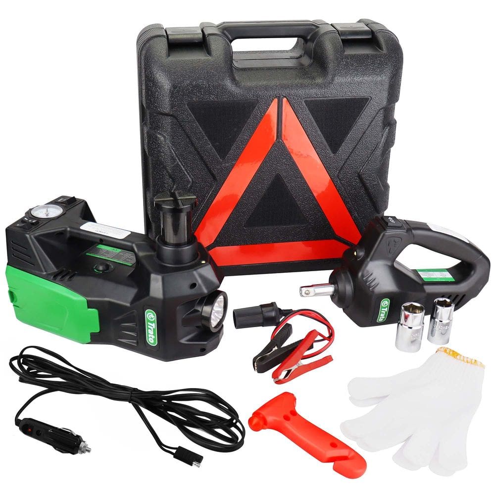 Macaco Elétrico Impacto Hidráulico Tmac5 Kit 6 Em 1 - 12V 5T