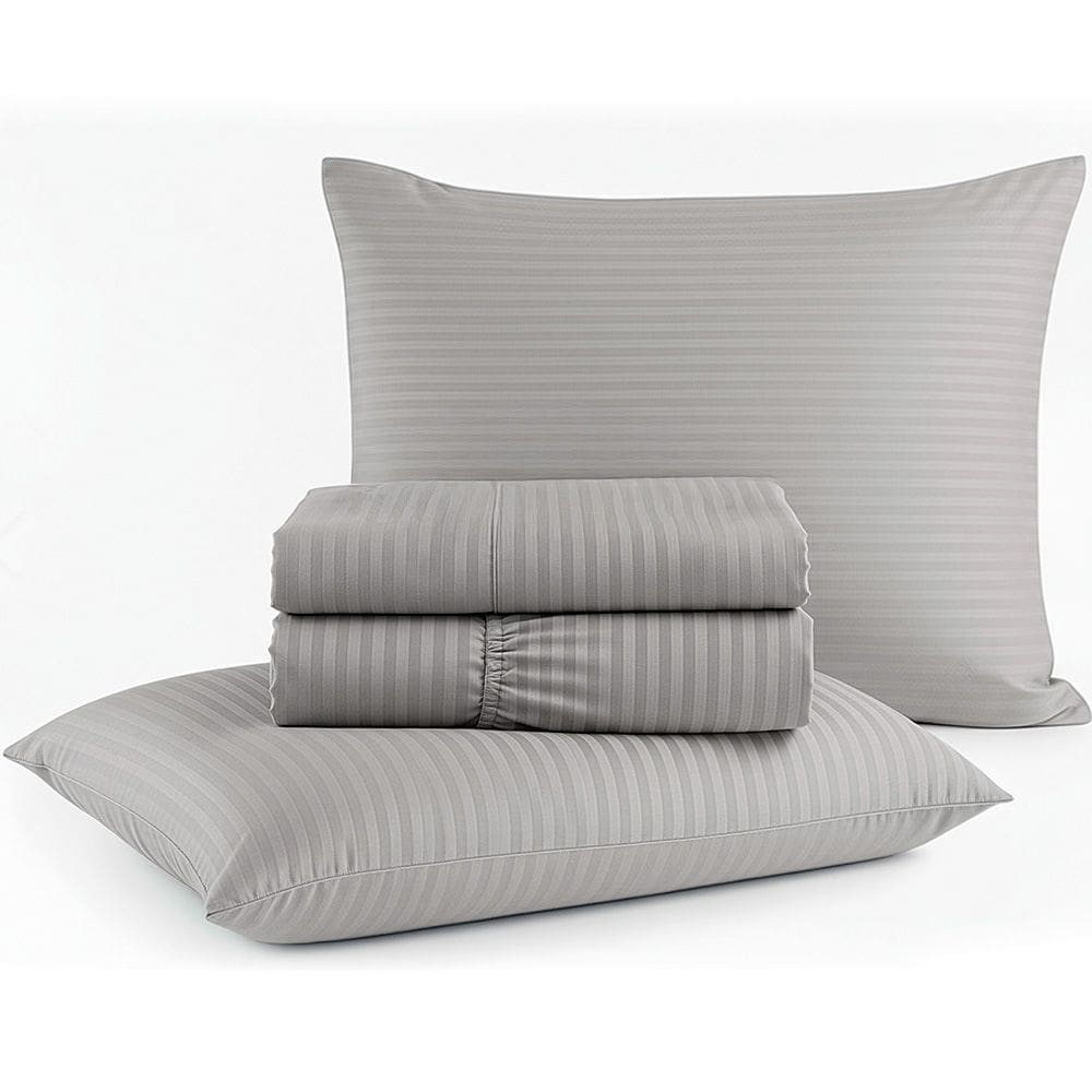 Jogo de Cama Queen 4 peças Micropercal Acetinado Bf Colchões