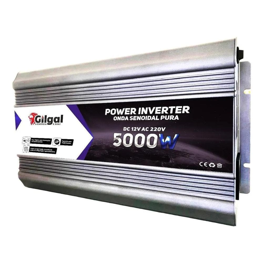 Inversor Alta Potência 5000W 12V 220V Pico 10.000W Senoidal
