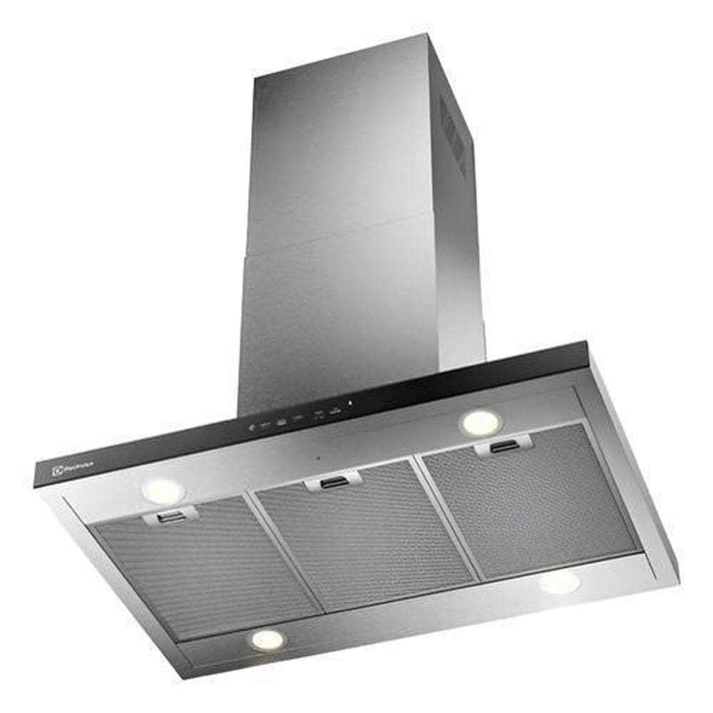 Coifa De Ilha Experience Hob2Hood 90Cm Inox 127V Electrolux