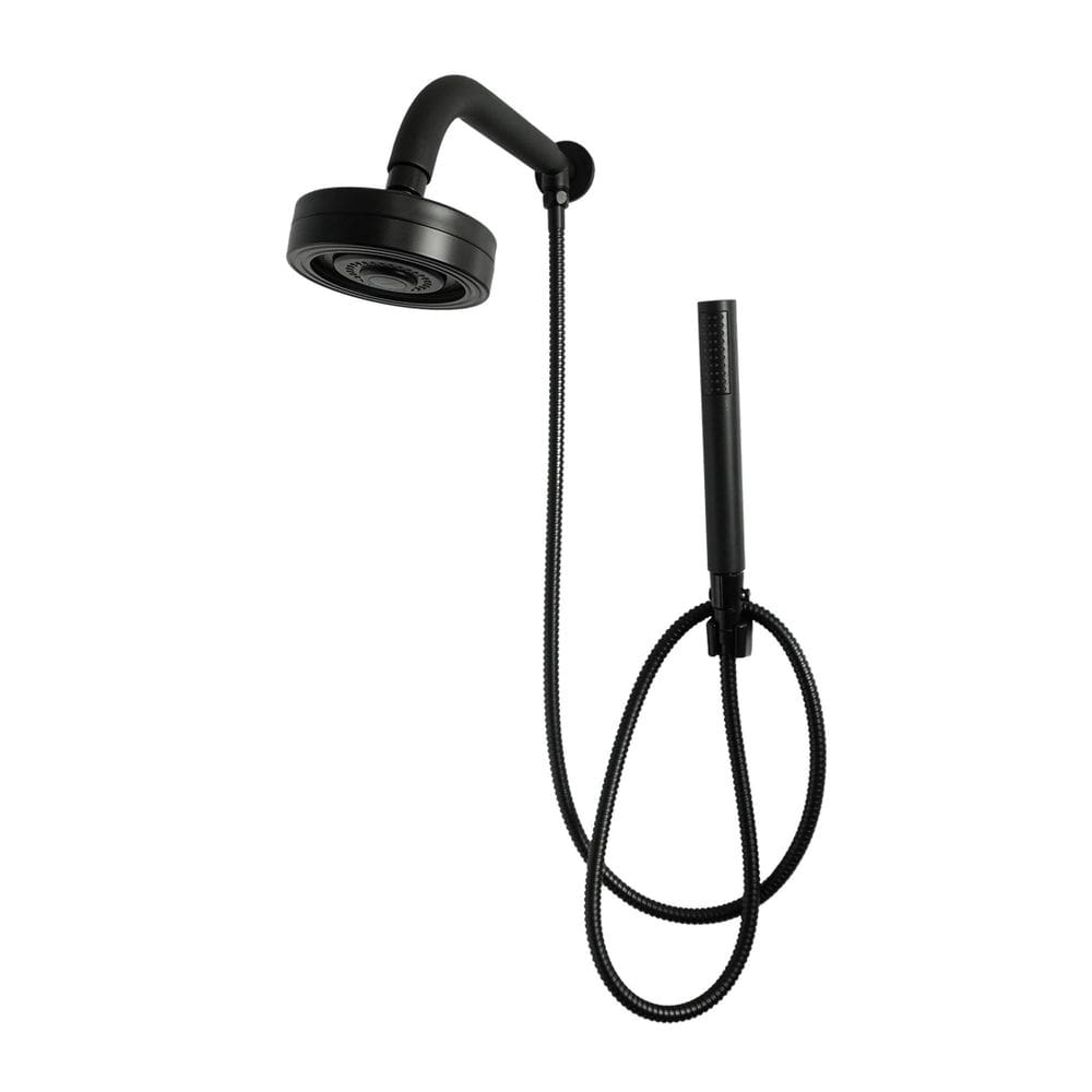 Chuveiro Ducha Gás Solar Auto Limpante Com Desviador Preto