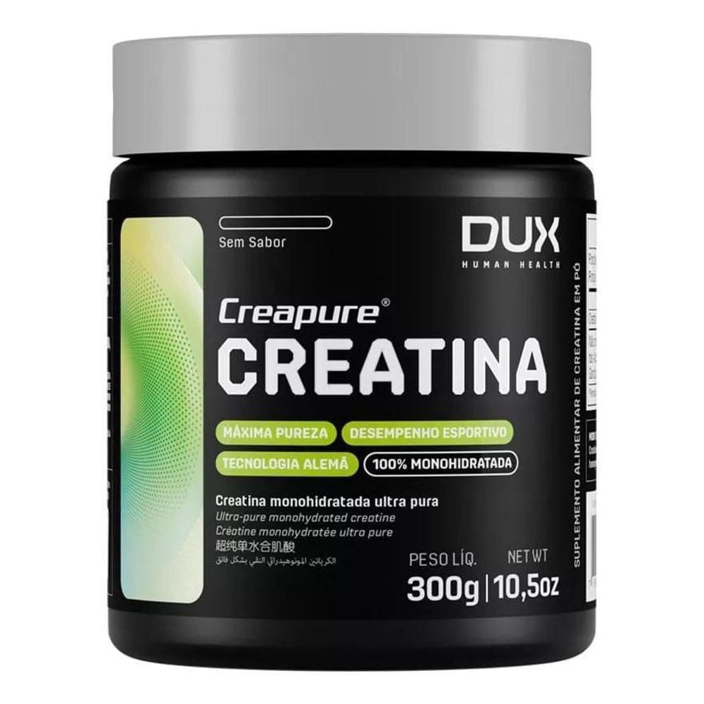 Creatina 100% Creapure Sem Sabor 300G Dux