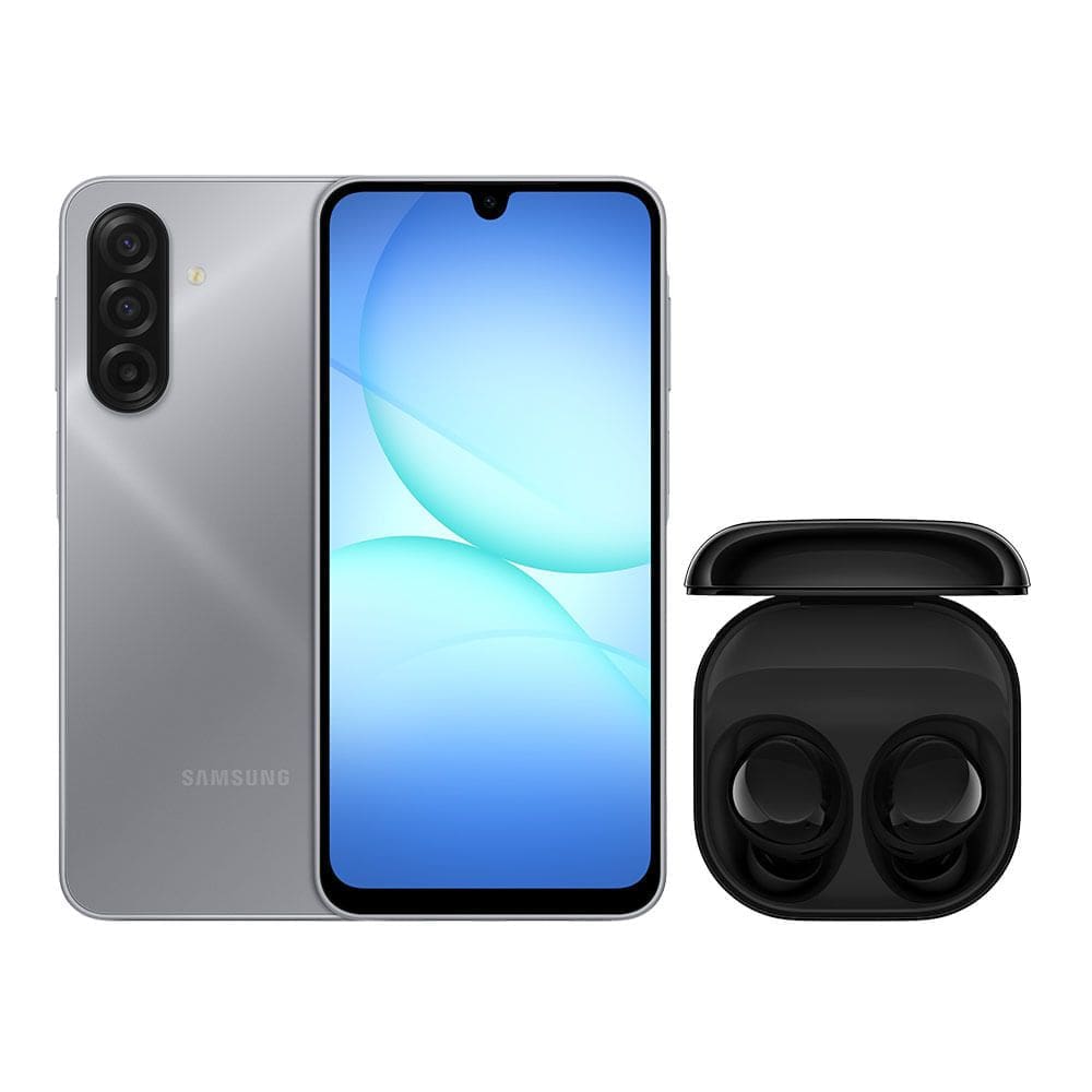Combo Samsung A17 (256GB) - Cinza + Buds Core - Preto