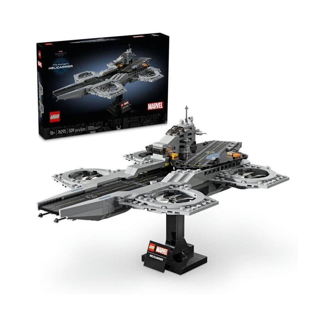 Lego Marvel Porta-Aviões Dos Vingadores - 76295