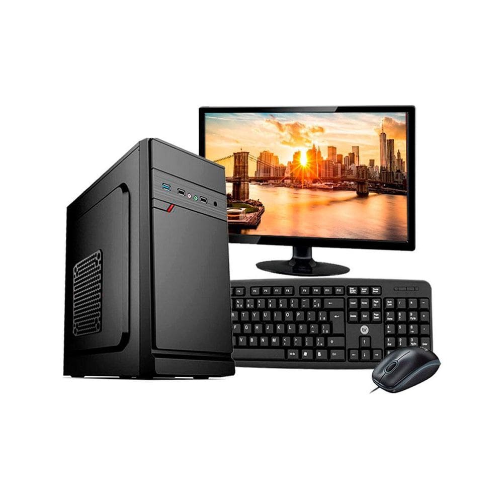 Computador Completo Intel Core I5 4 8Gb Hd500Gb Monitor19