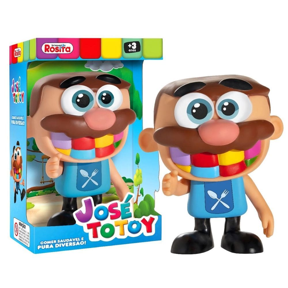 Boneco José Comilão Toytoy Figura De Vinil Articulado 19Cm