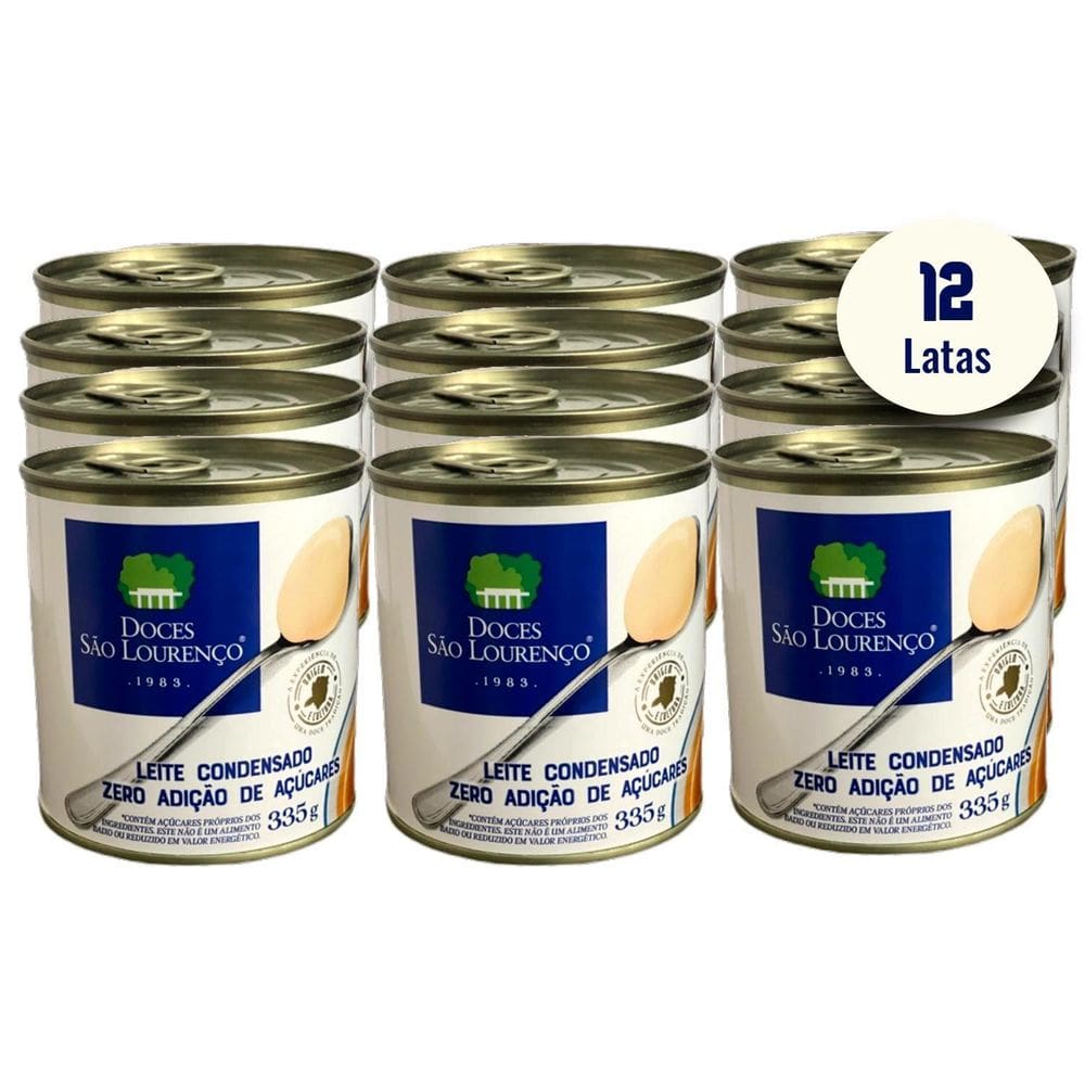 Leite Condensado Diet São Lourenço 335G  12 Latas