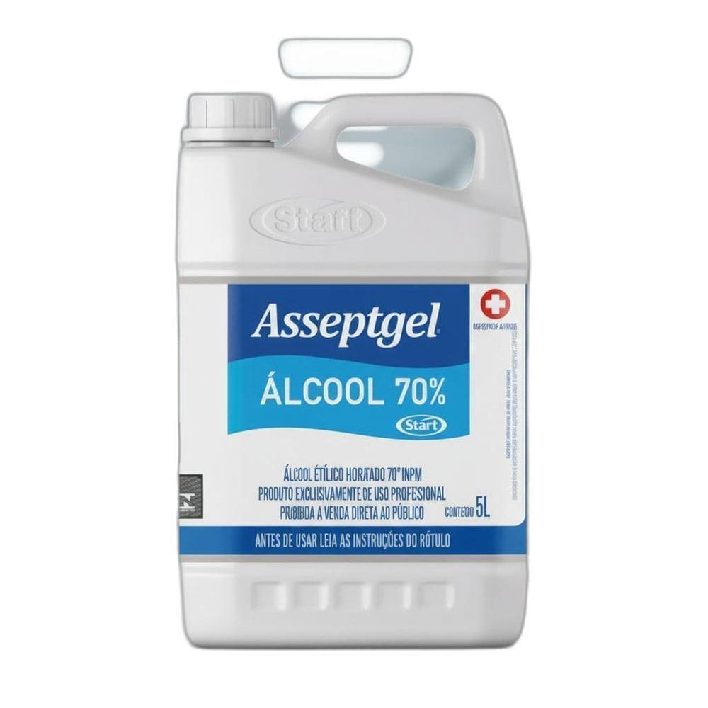 Start Asseptgel Higienizador Líquido Galão 5L